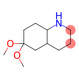 Quinoline, decahydro-6,6-dimethoxy-