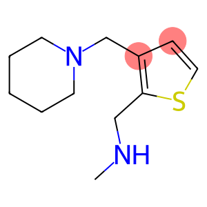 N-甲基-1-[3-(哌啶-1-基甲基)-2-噻吩]甲胺