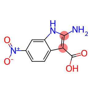 1H-Indole-3-carboxylic  acid,  2-amino-6-nitro-