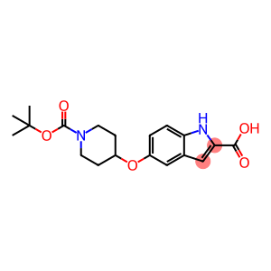 6-(1-(tert-butoxycarbonyl)piperidin-4-yloxy)-1H-indole-2-carboxylic acid