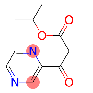 isopropyl alpha-methyl-beta-oxopyrazinepropionate