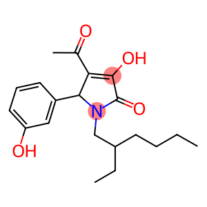 4-acetyl-1-(2-ethylhexyl)-3-hydroxy-5-(3-hydroxyphenyl)-1,5-dihydro-2H-pyrrol-2-one