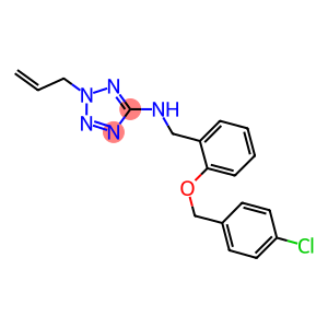 N-(2-allyl-2H-tetraazol-5-yl)-N-{2-[(4-chlorobenzyl)oxy]benzyl}amine