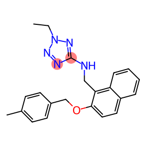 N-(2-ethyl-2H-tetraazol-5-yl)-N-({2-[(4-methylbenzyl)oxy]-1-naphthyl}methyl)amine