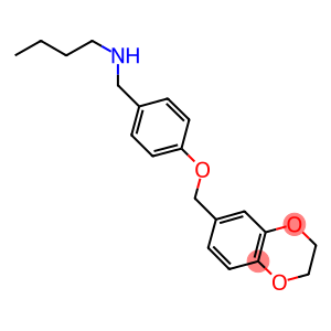 N-butyl-N-[4-(2,3-dihydro-1,4-benzodioxin-6-ylmethoxy)benzyl]amine