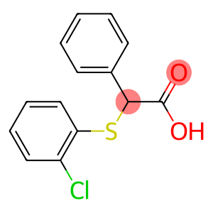 2-[(2-氯苯基)硫烷基]-2-苯乙酸