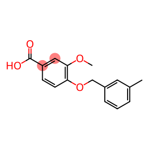 3-methoxy-4-[(3-methylbenzyl)oxy]benzoic acid