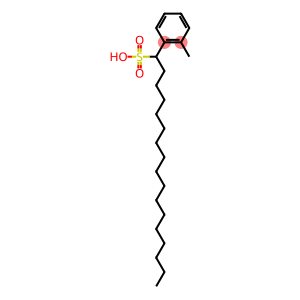 hexadecyl-o-xylenesulphonic acid