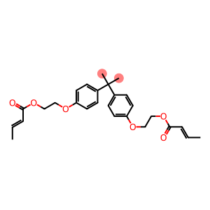 Bis[(E)-2-butenoic acid](1-methylethylidene)bis[4,1-phenyleneoxy(2,1-ethanediyl)] ester