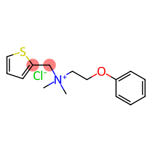 dimethyl(2-phenoxyethyl)(2-thienylmethyl)ammonium chloride