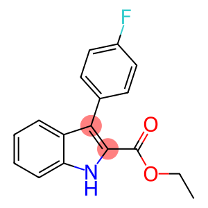 ethyl 3-(4-fluorophenyl)-1H-indole-2-carboxylate