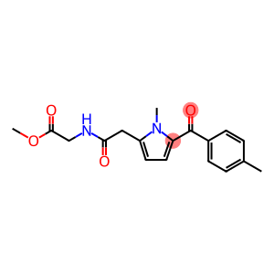 methyl 2-(2-(1-methyl-5-(4-methylbenzoyl)-1H-pyrrol-2-yl)acetamido)acetateQ: What is methyl 2-(2-(1-methyl-5-(4-methylbenzoyl)-1H-pyrrol-2-yl)acetamido)acetate Q: What is the CAS Number of methyl 2-(2-(1-methyl-5-(4-methylbenzoyl)-1H-pyrrol-2-yl)acetamido)acetate