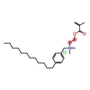 (p-dodecylbenzyl)dimethyl[2-[(2-methyl-1-oxoallyl)oxy]ethyl]ammonium chloride