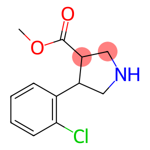 3-Pyrrolidinecarboxylic acid, 4-(2-chlorophenyl)-, methyl ester
