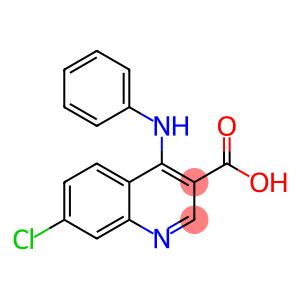 3-Quinolinecarboxylic acid, 7-chloro-4-(phenylamino)-
