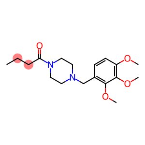 1-Butanone, 1-[4-[(2,3,4-trimethoxyphenyl)methyl]-1-piperazinyl]-