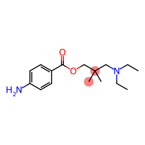 3-diethylamino-2,2-dimethylpropyl 4-aminobenzoate