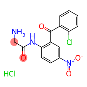2-Amino-N-[2-(2-chlorobenzoyl)-4-nitrophenyl]-acetamide Hydrochloride