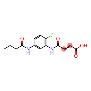 (E)-4-[5-(BUTYRYLAMINO)-2-CHLOROANILINO]-4-OXO-2-BUTENOIC ACID