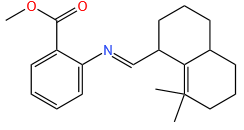 methyl 2-[[(octahydro-8,8-dimethyl-1-naphthyl)methylene]amino]benzoate