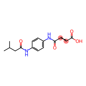 (E)-4-{4-[(3-METHYLBUTANOYL)AMINO]ANILINO}-4-OXO-2-BUTENOIC ACID