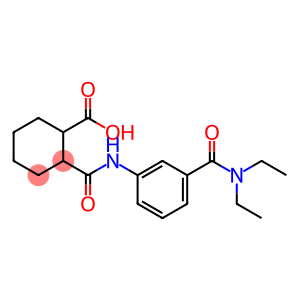 2-({3-[(DIETHYLAMINO)CARBONYL]ANILINO}CARBONYL)-CYCLOHEXANECARBOXYLIC ACID