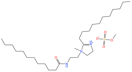 4,5-dihydro-1-methyl-1-[2-[(1-oxododecyl)amino]ethyl]-2-undecyl-1H-imidazolium methyl sulphate