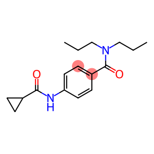 4-[(cyclopropylcarbonyl)amino]-N,N-dipropylbenzamide