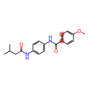 4-methoxy-N-{4-[(3-methylbutanoyl)amino]phenyl}benzamide