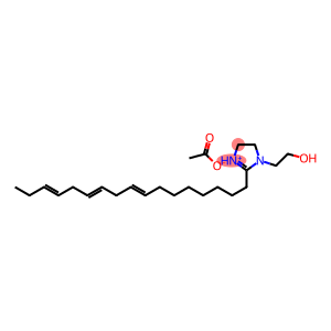 2-(heptadeca-8,11,14-trienyl)-4,5-dihydro-1-(2-hydroxyethyl)-1H-imidazolium acetate