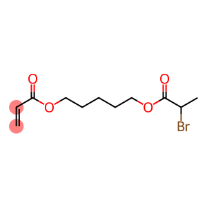 Propenoic acid 5-(2-bromo-1-oxopropoxy)pentyl ester