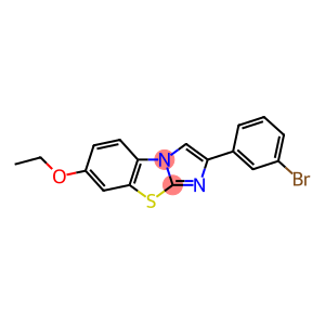 2-(3-BROMOPHENYL)-7-ETHOXYIMIDAZO[2,1-B]BENZOTHIAZOLE