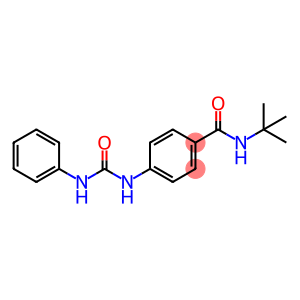 4-[(anilinocarbonyl)amino]-N-(tert-butyl)benzamide