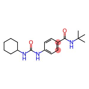 N-(tert-butyl)-4-{[(cyclohexylamino)carbonyl]amino}benzamide