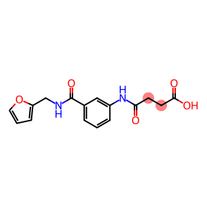 4-(3-{[(2-FURYLMETHYL)AMINO]CARBONYL}ANILINO)-4-OXOBUTANOIC ACID