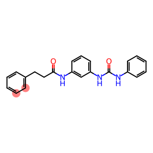 N-{3-[(anilinocarbonyl)amino]phenyl}-3-phenylpropanamide