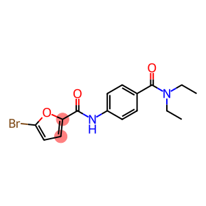 2-Furancarboxamide, 5-bromo-N-[4-[(diethylamino)carbonyl]phenyl]-