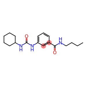 N-butyl-3-{[(cyclohexylamino)carbonyl]amino}benzamide