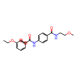 3-ethoxy-N-(4-{[(2-methoxyethyl)amino]carbonyl}phenyl)benzamide