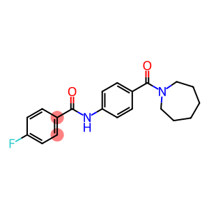 N-[4-(1-azepanylcarbonyl)phenyl]-4-fluorobenzamide