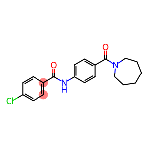 N-[4-(1-azepanylcarbonyl)phenyl]-4-chlorobenzamide