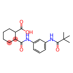 2-({3-[(2,2-DIMETHYLPROPANOYL)AMINO]-ANILINO}CARBONYL)CYCLOHEXANECARBOXYLIC ACID