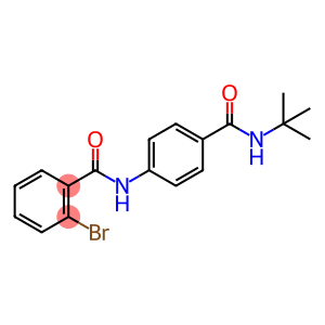 2-bromo-N-{4-[(tert-butylamino)carbonyl]phenyl}benzamide