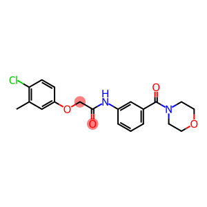 Acetamide, 2-(4-chloro-3-methylphenoxy)-N-[3-(4-morpholinylcarbonyl)phenyl]-