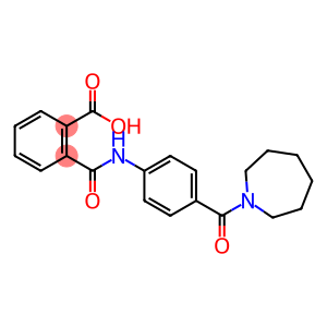 2-{[4-(1-AZEPANYLCARBONYL)ANILINO]-CARBONYL}BENZOIC ACID