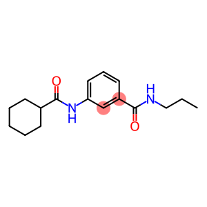 3-[(cyclohexylcarbonyl)amino]-N-propylbenzamide