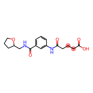 5-OXO-5-(3-{[(TETRAHYDRO-2-FURANYLMETHYL)AMINO]-CARBONYL}ANILINO)PENTANOIC ACID