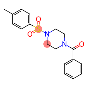 (4-[(4-METHYLPHENYL)SULFONYL]PIPERAZINO)(PHENYL)METHANONE