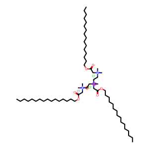 [N,N'-bis[2-(hexadecyloxy)-2-oxoethyl]-N-[2-[[2-(hexadecyloxy)-2-oxoethyl]dimethylammonio]ethyl]-N,N',N'-trimethyl]ethylenediammonium trichloride