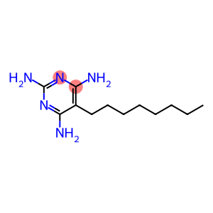 5-Octyl-2,4,6-pyrimidinetriamine